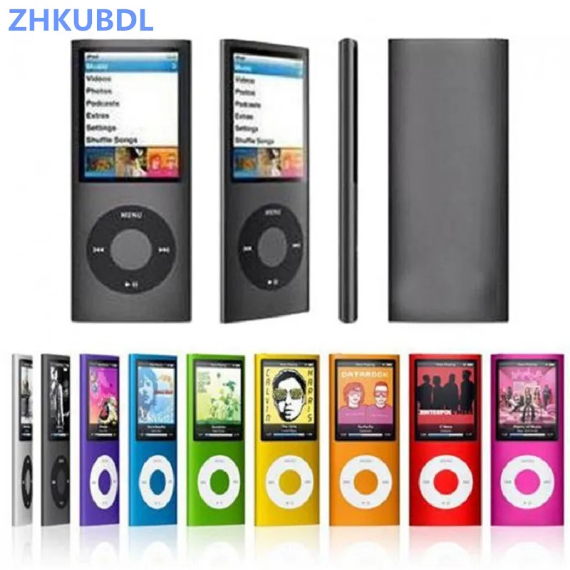

ZHKUBDL High quality battery mp4 player 32gb 16GB for Music playing time 30 hours FM radio video built-in memory player MP4
