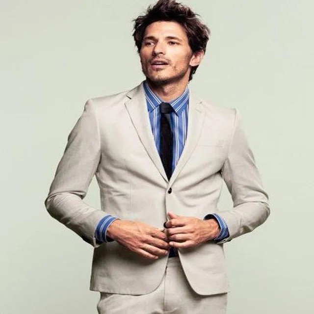 2017-Enthusiastic-Beige-Wedding-Suits-For-Men-Slim-Fit-Grooms-Tuxedos-Two-Piece-Groomsmen-Wear-Two.jpg_640x640