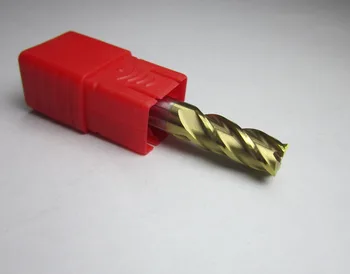 

3PCS 8mm HRC62 4 flutes tungsten carbide flat end mills CNC machine milling cutter metalworking for hard steel freeshipping