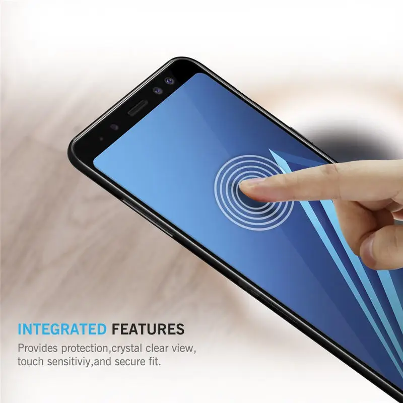 Закаленное стекло с полным покрытием для Samsung Galaxy A6 A9 A8 Plus 2018 J4 J6 J8 J3 J7 J2 Pro защита