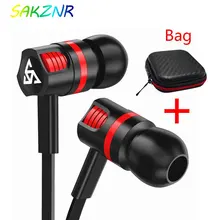 Earphone Sound-Headset Stereo Xiaomi Super-Bass PTM Samsung In-Ear Sport with Mic 