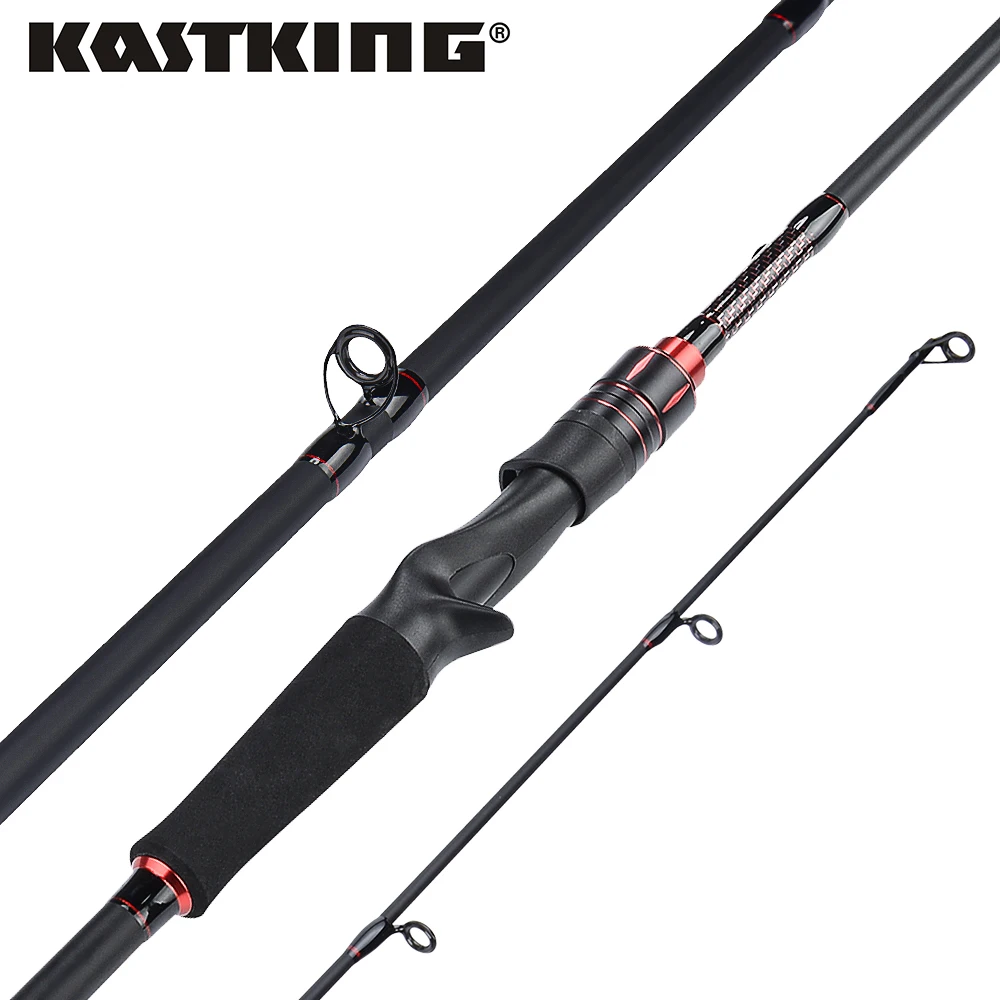 

KastKing Spartacus Spinning Casting Carbon Fishing Rod Ceramic Guides M MH Power 2 Rod Tips 1.98m 2.13m Baitcasting Fishing Pole