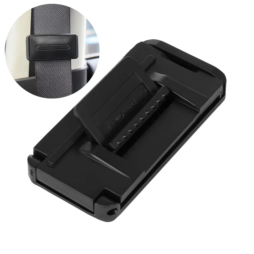 2 Pcs Auto Universal Adjustment Lock Improves Comfort Socket Seatbelt Stopper Belt Safety Adjuster Clip Clamp Buckle Car Seat