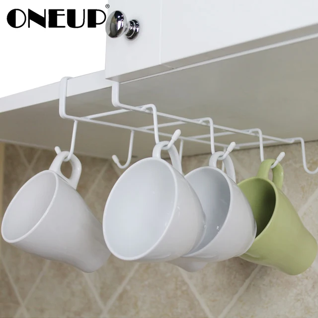 Oneup 8 Hooks Kitchen Storage Rack Cupboard Hanging Hook Hanger Oneup 8 Hooks Kitchen Storage Rack Cupboard Hanging Hook Hanger Coffee Cup Mug Shelf