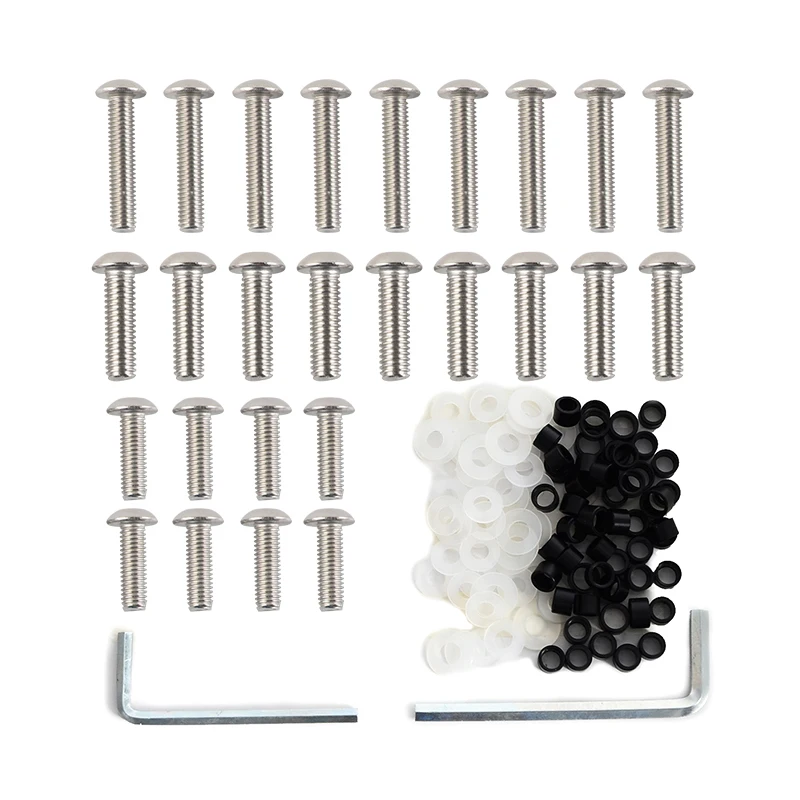 

Motorcycle Windsheild Screen Fairing Bolts Hardware Kit Fastener Clips Screws For Yamaha YZF R6 YZF-R6 1999-2002 T304 Stainless