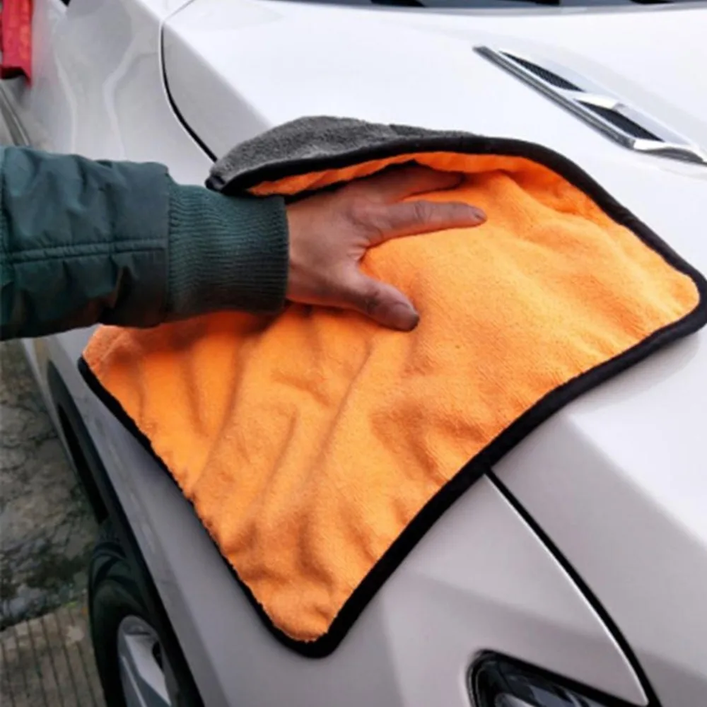 45x38cm Soft Coral Velvet Towel Polishing Towels Car Washing Cleaning