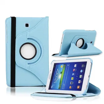 

Tab 3 7"T210 Case 360 Degree Rotating Stand Cover For Samsung Galaxy Tab 3 7.0"P3200 P3210 SM-T210 T210 T211 Coque Capa Case+Pen