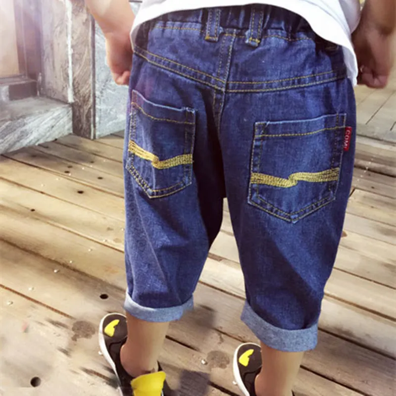 2Boys Denim Harem Jeans Kids Pants Trousers Light Color Cotton Soft Elastic Waist Casual Children Kids Roupas Menina Boys