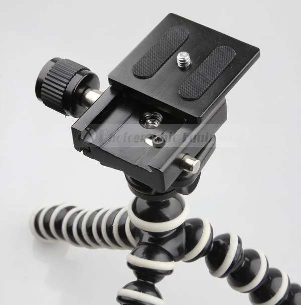 10 шт. 50x50 мм DSLR камера штатив головка с быстроразъемной пластиной Полный металлический 1/4 винт крепление