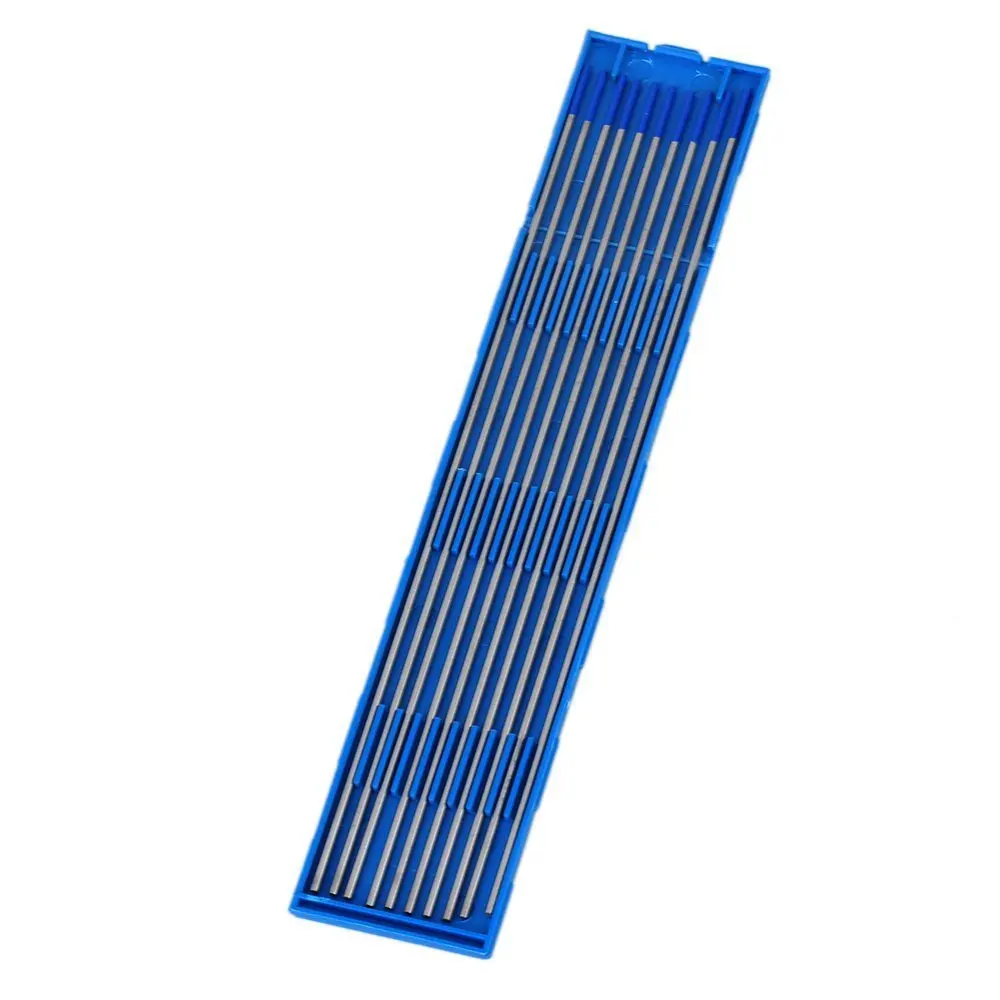 1,6/2,0/2,4x150 мм Silver& Blue Совет WL20 модель wig-сварочная Lanthanated Вольфрам электрода в чехол Упаковка из 10