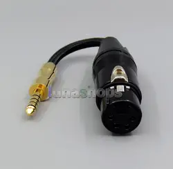 Сбалансированный переплетения ткань xlr Женский до 4,4 мм мужской аудио адаптер конвертер кабель для sony PHA-2a TA-ZH1ES NW-WM1Z LN006090