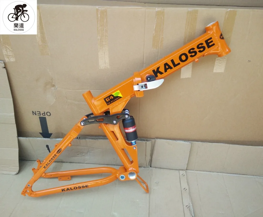 Excellent Kaloss DIY colors  bicycle parts  Folding  Fat bike frame  snow bike frame  26*17 inch ,  26*4.0 inch   Beach bike   frame 10