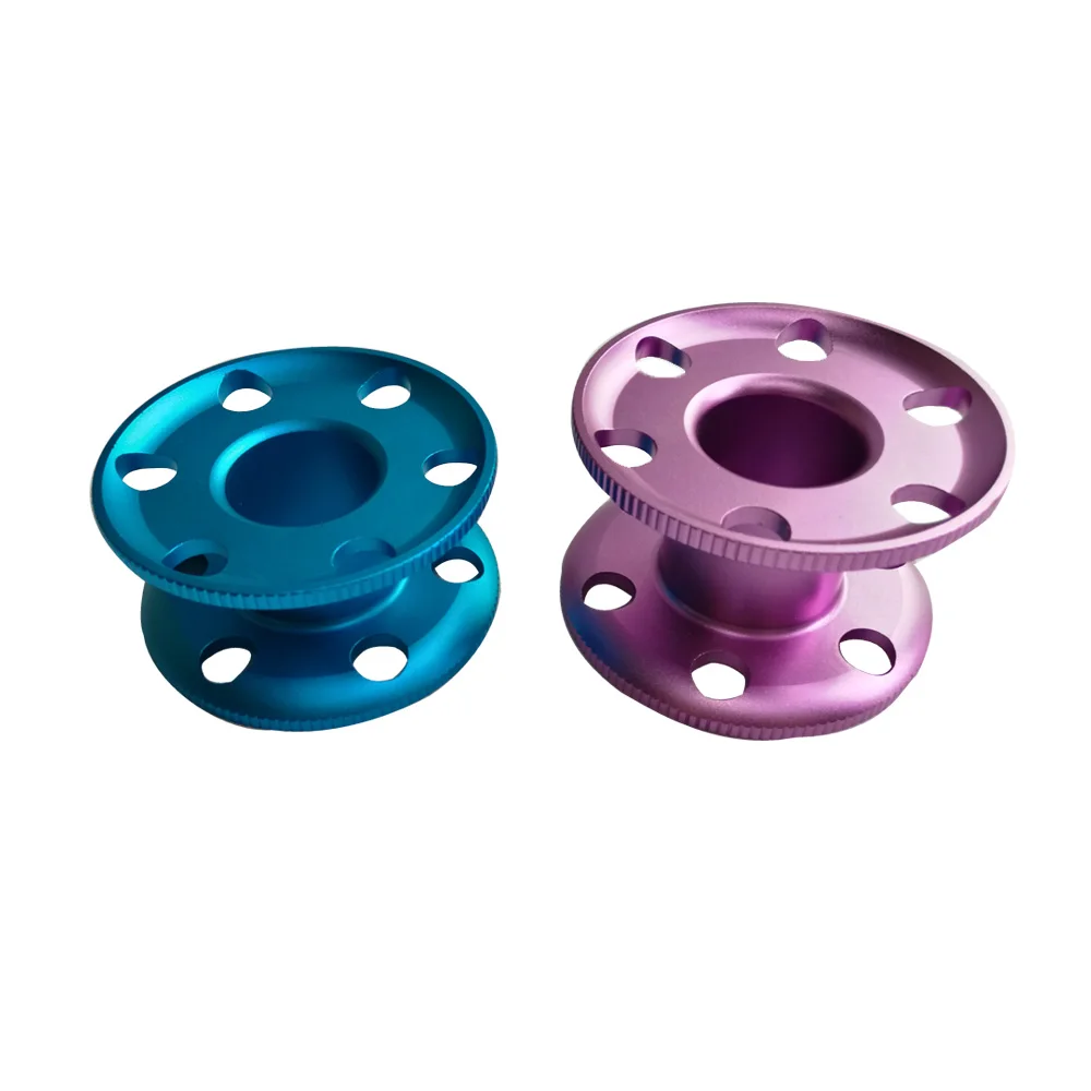 Scuba Diving Blank Finger Reel Diver Water Sports Aluminum Alloy Guide Line Spool 2