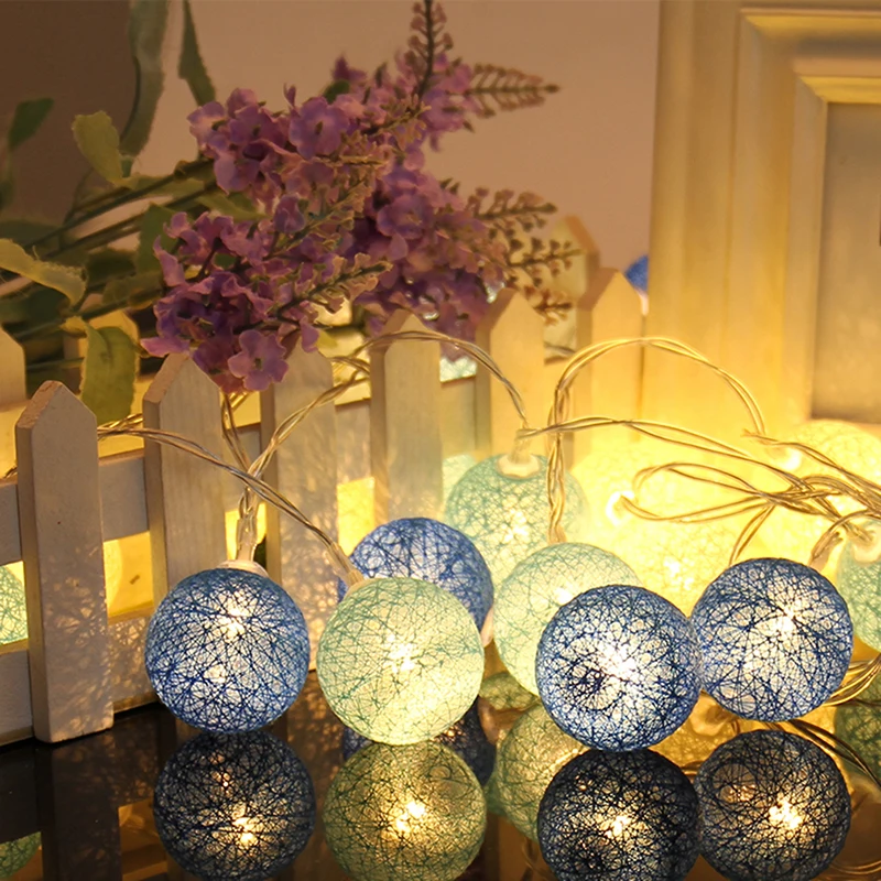 

Party Decorations Light 20 LED Ball String Lights Xmas Lover Wedding Party Holiday Bedroom Decorations Fairy Lamp Lights