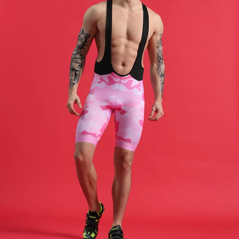 2019 new men short sleeve pink cycling set BOESTALK bicycle jersey+bib shorts pro team triathlon suit bike sports body ciclismo