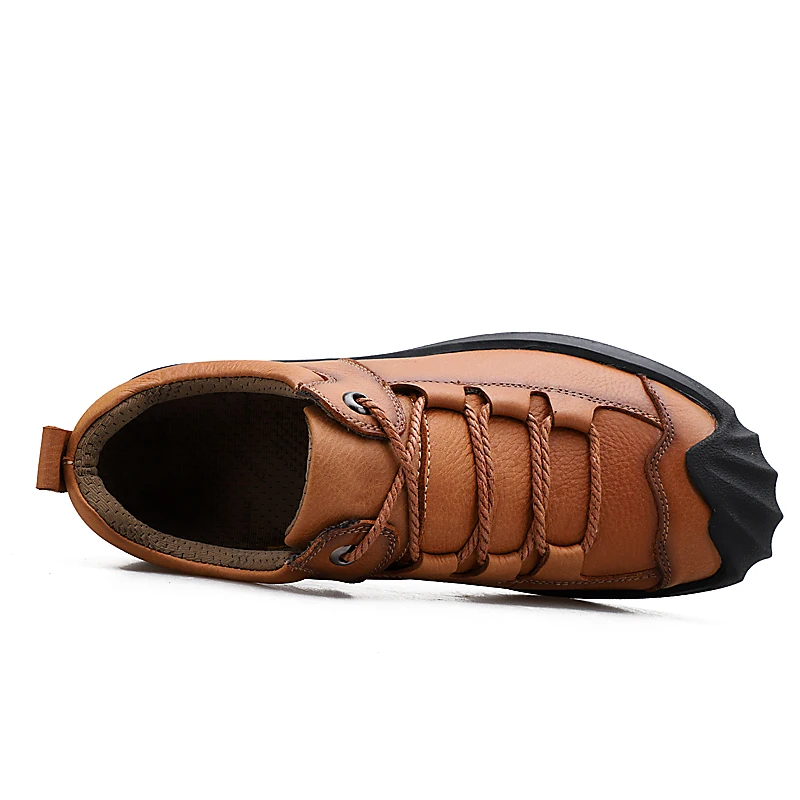 CLAX/мужские рабочие ботинки из натуральной кожи; сезон весна-осень; кожаные ботинки кэжуал; Мужская прогулочная обувь; мягкая обувь