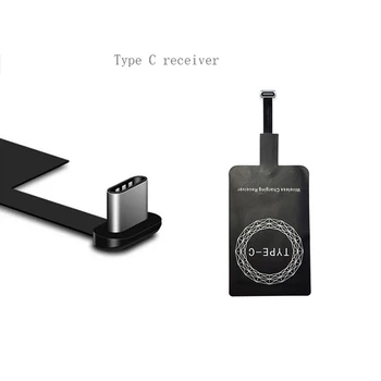 

Ultra Thin Universal Qi Wireless Charger Receiver Module Adapter Micro usb Type C for Samsung for Xiaomi for Huawei for iPhone