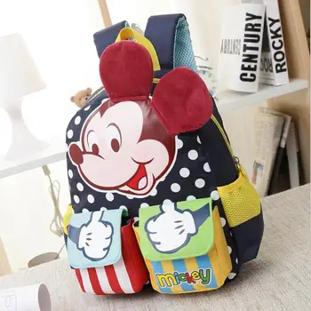 

Hot Sell Minnie Backpack For Boys Girls Schoolbag Teenagers Cartoon Print Children School Bag Students Children School bag