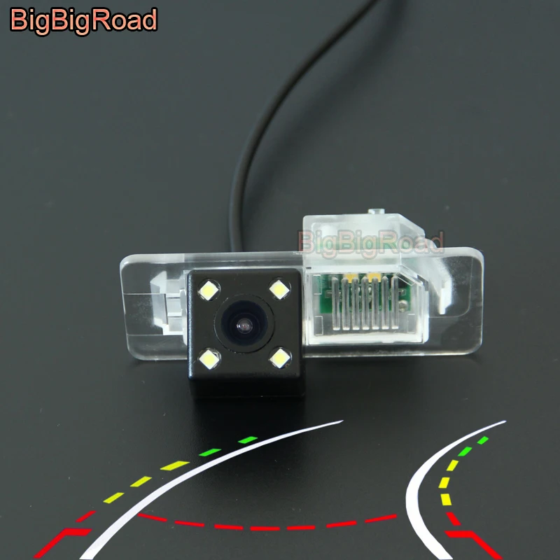 BigBigRoad Car Intelligent Dynamic Trajectory Tracks Rear View Camera For BMW 3 5 X5 X4 X6