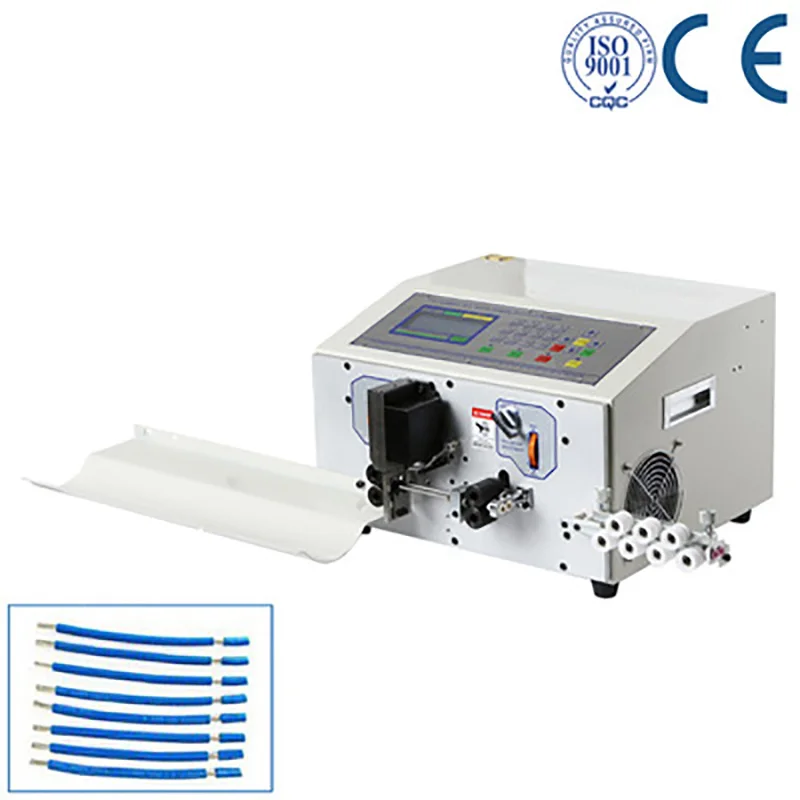 

SWT508-SDB Computer Sheathed Cable Wire Stripping Cutting Peeling Machine for cable crimping and peeling