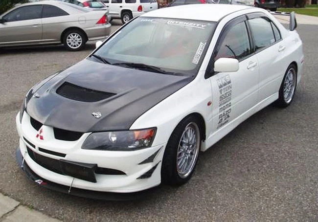 VR-New Universal Fit Front Bumper Lip Splitter Fins Body Spoiler Canards Valence Chin VR-BS21