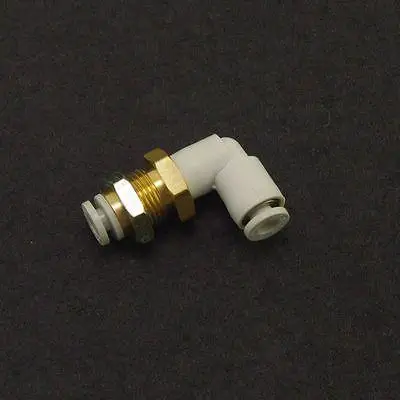 

5 x One Touch Connectors Bulkhead Male Elbow Union 10mm Replace SMC KQ2LE10-00