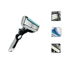 1 шт./3 шт. Мужская бритва, персональная Безопасная бритва из нержавеющей стали, мужские лезвия для бритья,, DORCO Pace, 6 слой лезвие бритвы