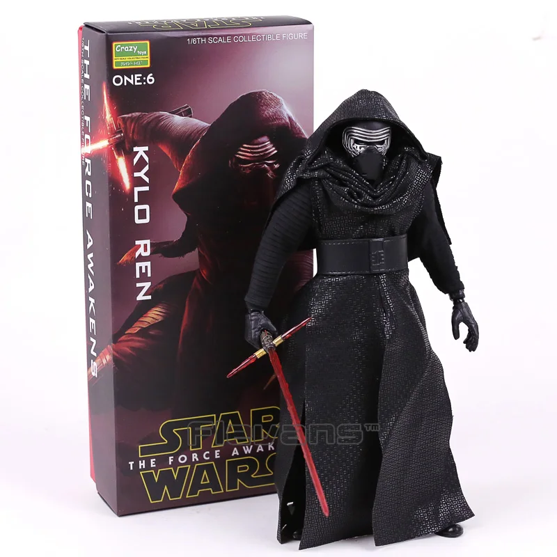 

Crazy Toys Star Wars The Force Awakens Kylo Ren 1/6 Scale Collectible Figure Toy 12inch 30cm