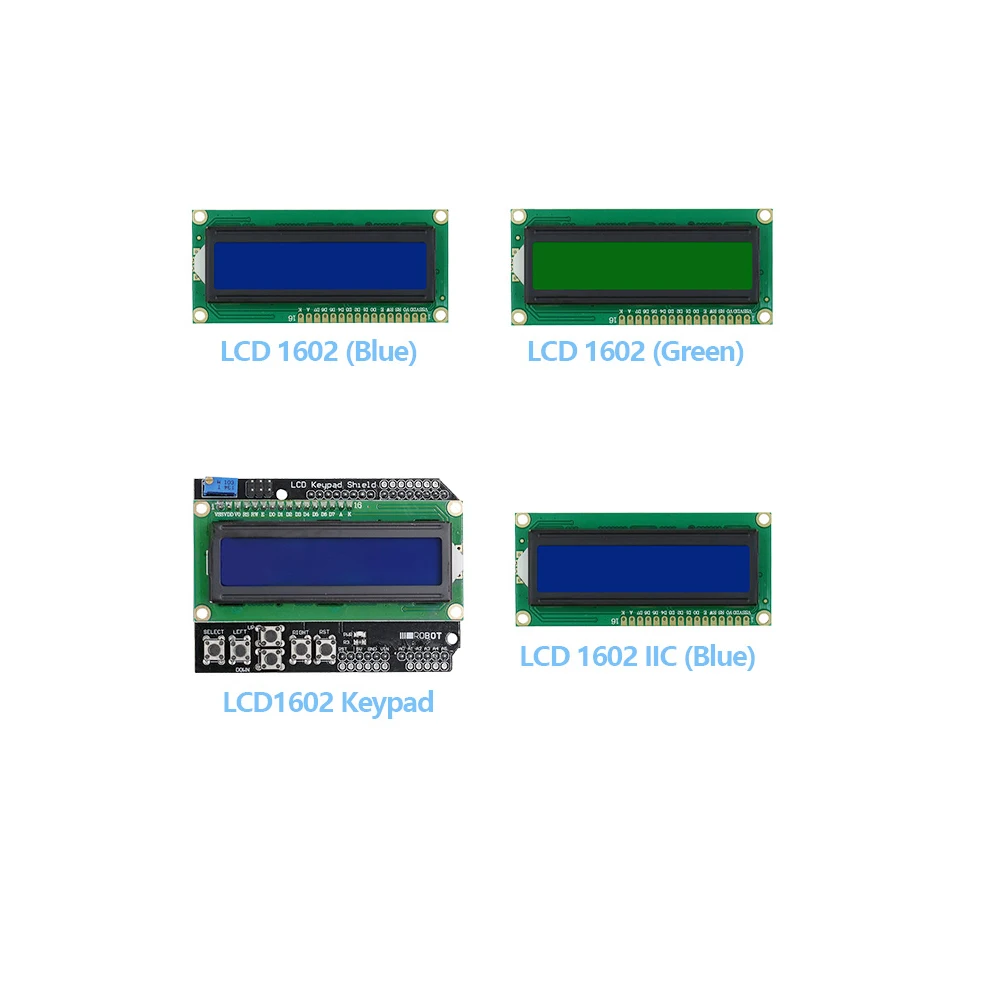 LCD1602 дисплей модуля IIC/I2C синий/зеленый экран для Arduino UNO Mega 2560 Raspberry pi | Компьютеры и