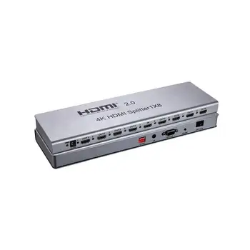 

Splitter 1x8 with support to 4 K, 3D and HDMI 2.0 Yatek YK-0108-2.0