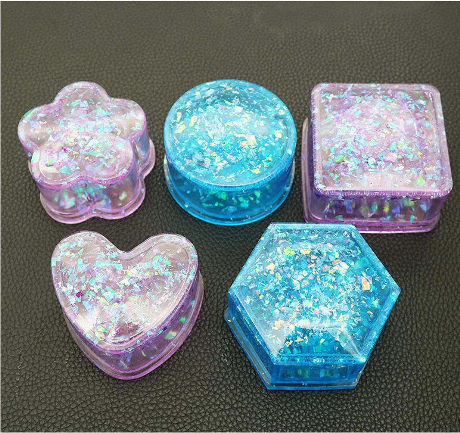 

NEW Transparent Silicone Pendant Mould Resin Decorative Craft DIY Various shapes Storage Box Mold epoxy resin molds for jewelry