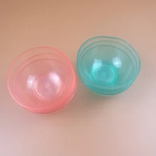 10 шт. стоматологический лабораторный инструмент стоматологическая силиконовая резина миска для смешивания/стоматологическая пластиковая ПВХ смешивающая чашка/красочный стоматологический резервуар для смешивания