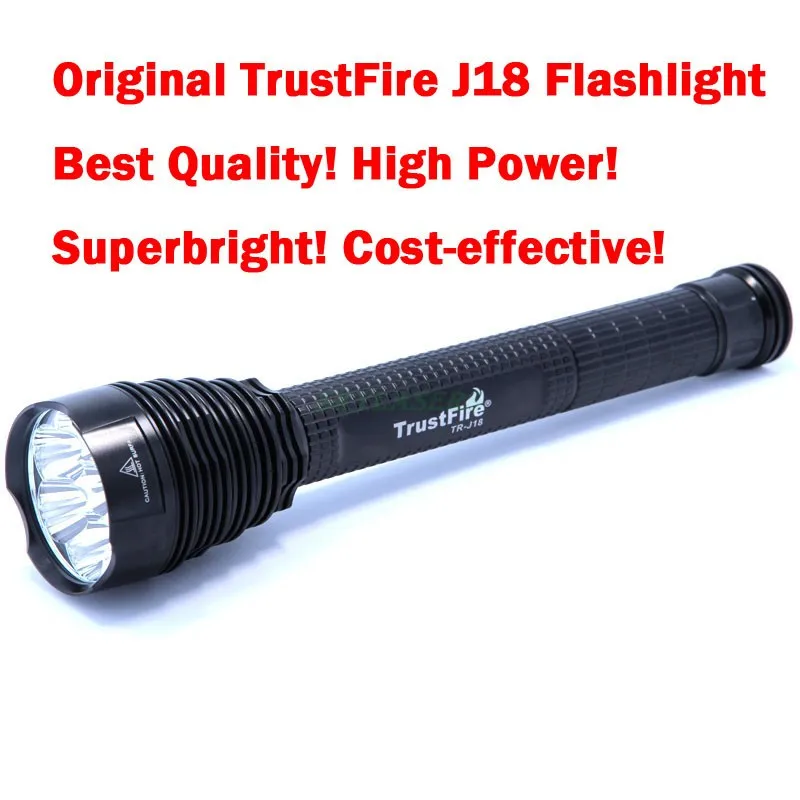 TrustFire J18 7T6 7* XM-L T6 8500 люмен 7 светодиодный самый мощный светодиодный фонарик(3*26650/3*18650