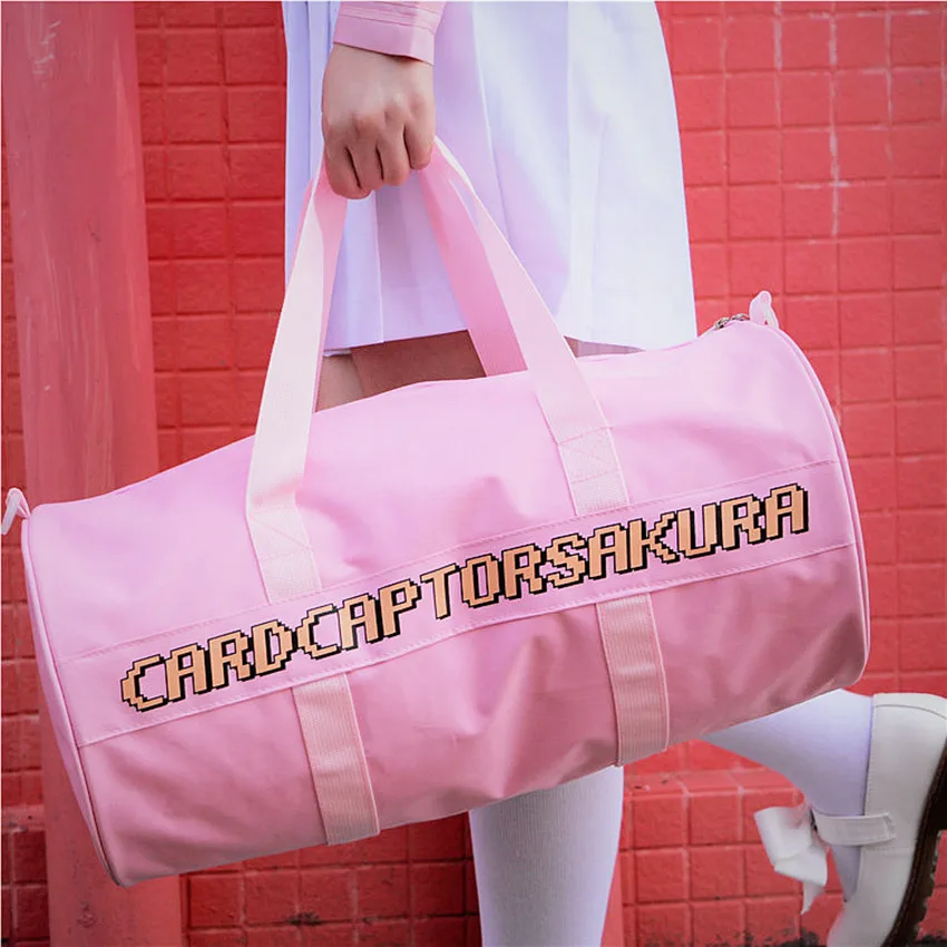 Япония Card Captor Сумочка с Сакурой Женская Cardcaptor Sakura Tote багажная сумка сумки для ТАРО девочек сумка на плечо большая Вместительная дорожная сумка