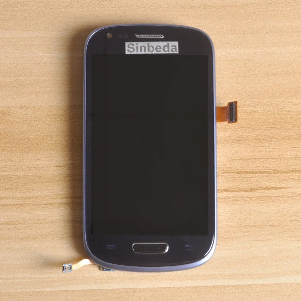 Дешево Sinbeda Super AMOLED 4,0 lcd для SAMSUNG GALAXY S3 Mini i8190 i8190N i8195 lcd дисплей кодирующий преобразователь сенсорного экрана в сборе рамка