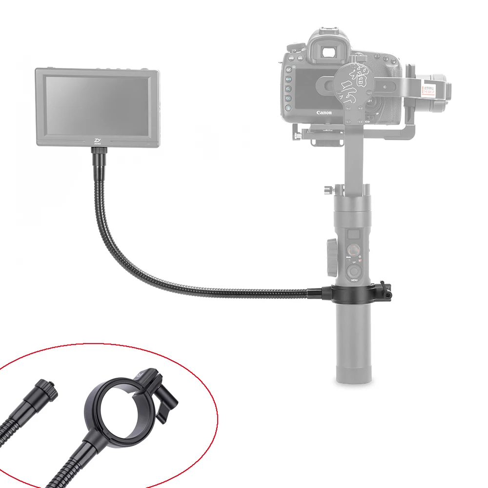 zhi yun Zhiyun Official Crane 2 1/4 Thread Metal Holder with Flexible Pipe for zhiyun crane 2/crane m/crane v2/crane plus Gimbal |