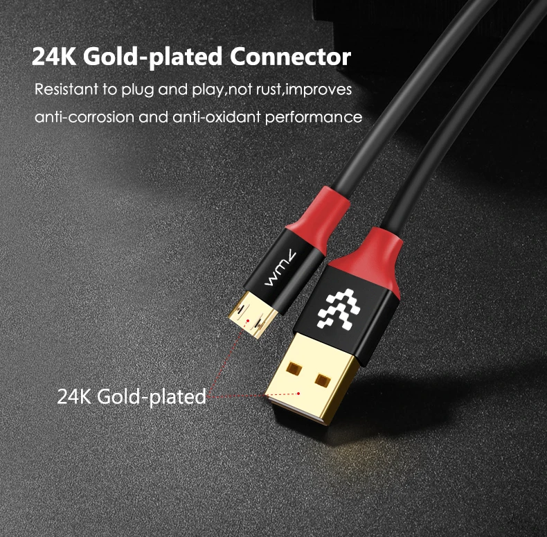 micro usb cable 2a