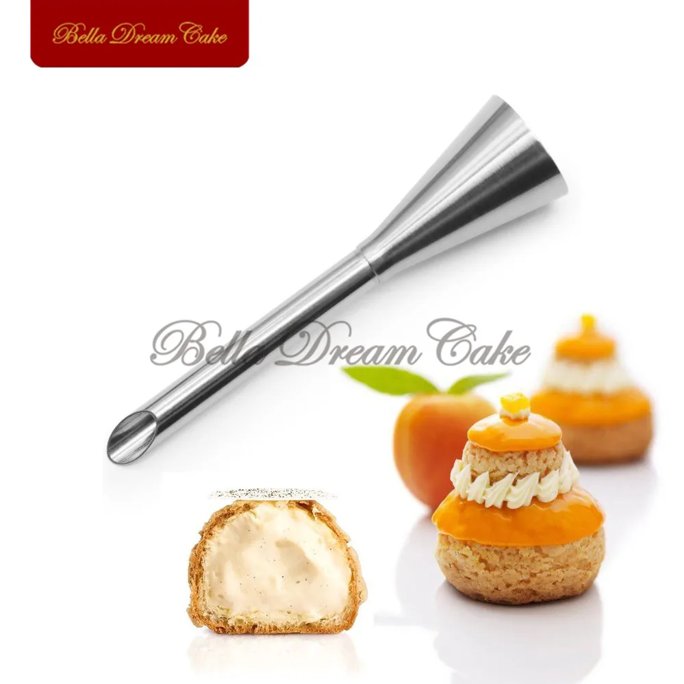 Long Puff Russian Pastry Nozzles Tip Set Premium Stainless Steel Cream Icing Piping Nozzle Tips