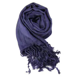 Мягкие Для женщин шеи шарф плотная пашмины платок хиджаб Обёрточная бумага вискоза украл Цвета