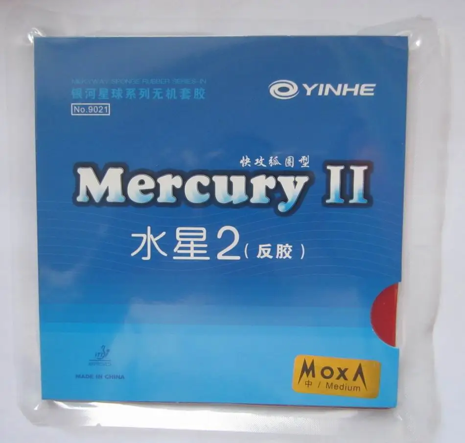 Оригинальная резиновая ракетка yinhe Mercury 2 для настольного тенниса 9021 ракетки пинг