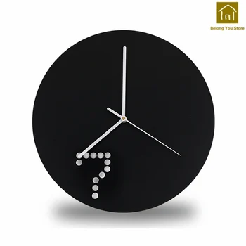 

Creative Large Wall Clock Home Decor Art Craft Wall Watch Circular Home Decor Ijzer Modern Clocks Decorative Tools WKP089