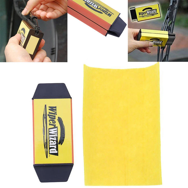 Newest  Car Truck SUV Wiper Clean Brush Wizard Windshield Wiper Blade Restorer Cleaner