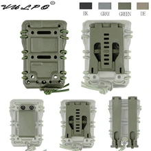 VULPO Тактический 5,56 мм подсумок для журналов перевозчик на ремень с крючком быстро прикрепить Охотничьи аксессуары страйкбол одиночный подсумок кобура