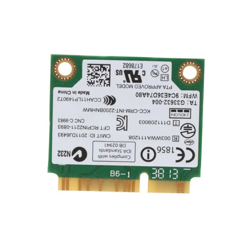 Intel wireless-N Wifi карта 2200 BNHMW 60Y3295 20200048 для lenovo IBM T430 W530 T530 300M