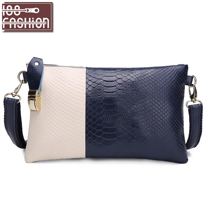  Leather Women Clutch Bag Fashion Women Leather Handbags Shoulder Messenger Bags for women with Crocodile Pattern 