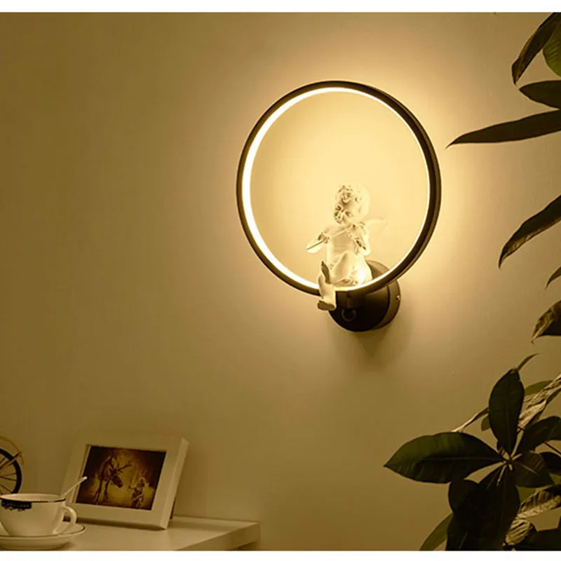 [DBF] современного искусства Ангел Настенные светильники Светодиодный лампы