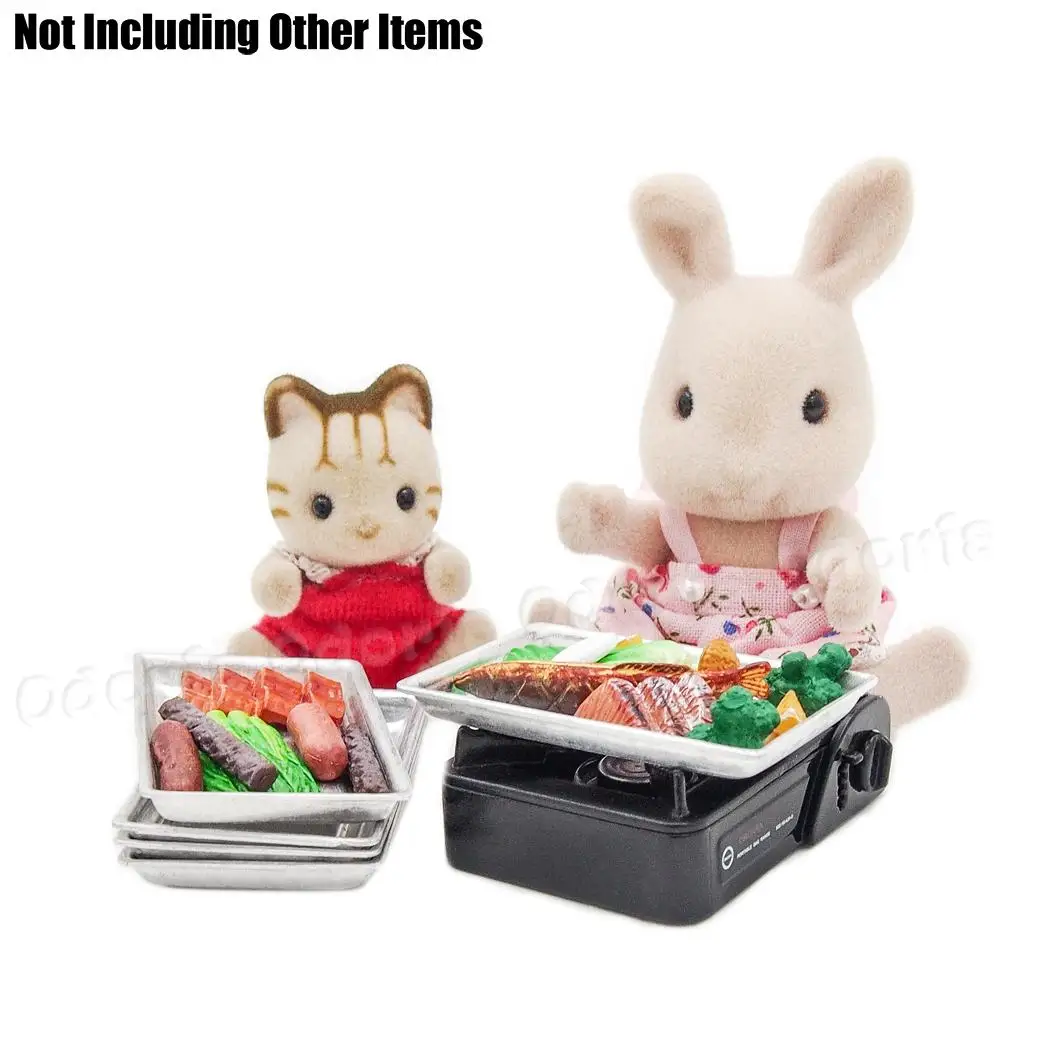 Odoria 1:12 Miniature 5PCS Toaster Oven Pan Tray Ovenware Dollhouse Kitchen Accessories - Image 6