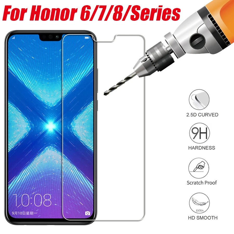 Защитное стекло для Huawei honor 8x 6a 6 x Plus C X A C6 X6 A6 9h | Мобильные телефоны и аксессуары