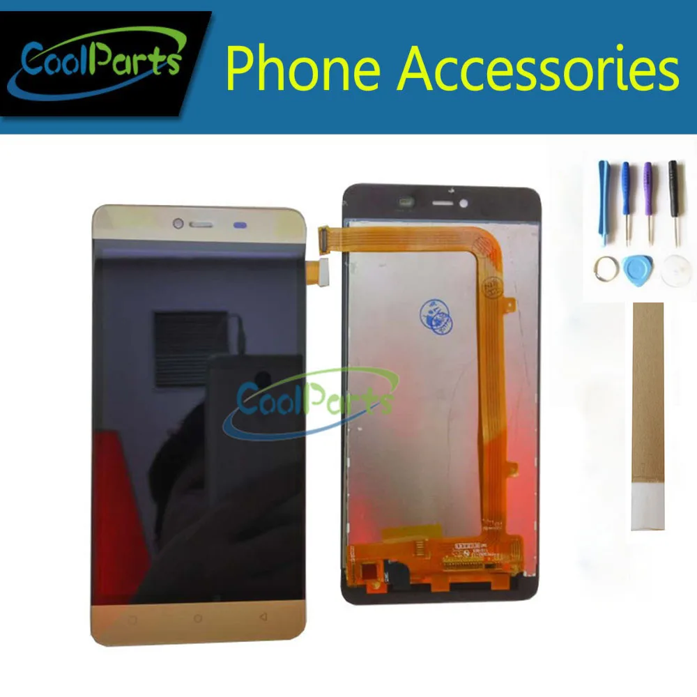 

1PC/Lot For Blu Energy X2 E050U For Highscreen Power Rage LCD Display+Touch Screen Digitizer Assembly 3 Color With Tape&Tool