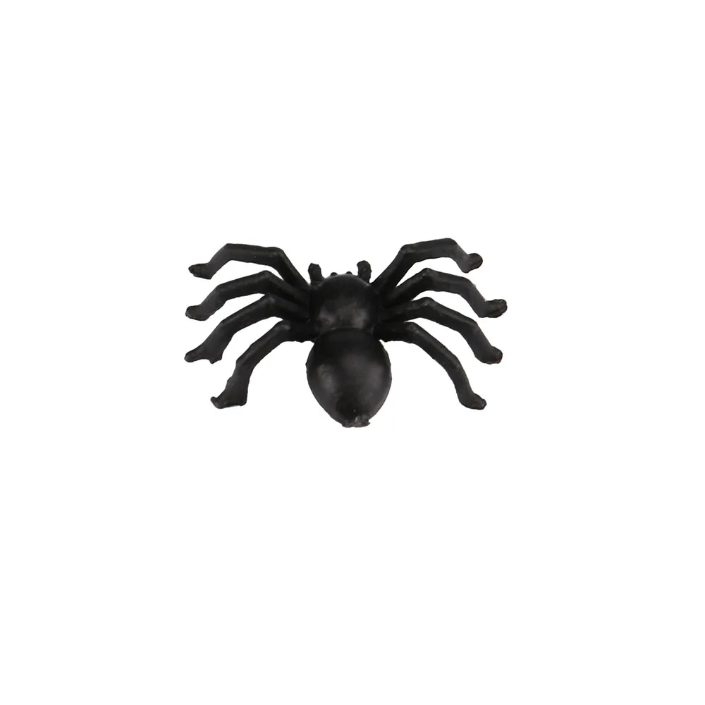 1 шт. Хэллоуин террор пародия паук игрушки Пластик паук трюк игрушка вечерние дом с привидениями Хэллоуин Декор # K2